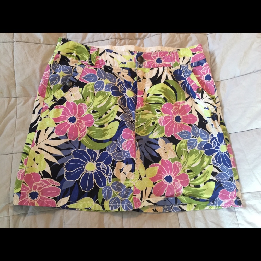 Croft & Barrow Floral Skort Size 12